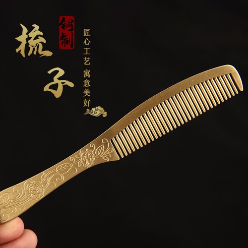 Pettine rame fatto mano - pettine,