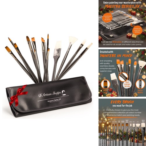 Set pennelli pittura - pennelli,