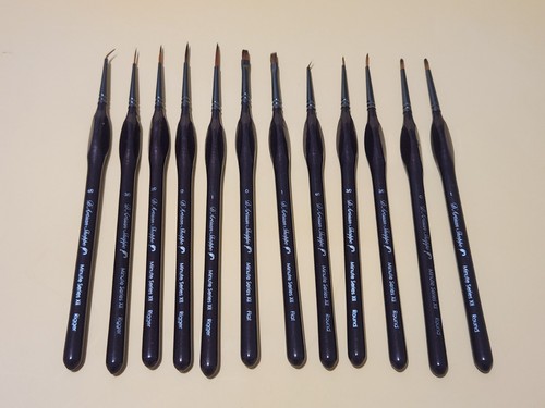 Set pennelli d - pennelli, d'artisan
